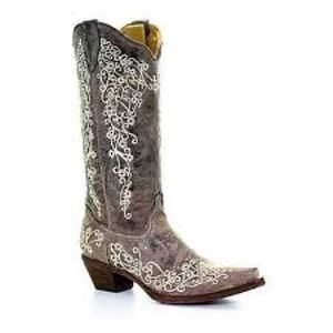 CORRAL BROWN COWGIRL BOOT